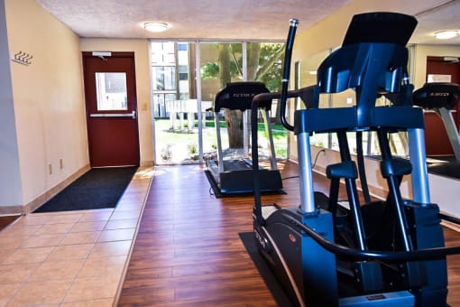 Fitness Center at Eagles Landing Apartments, Integrity Realty, Kent, OH, 44240
