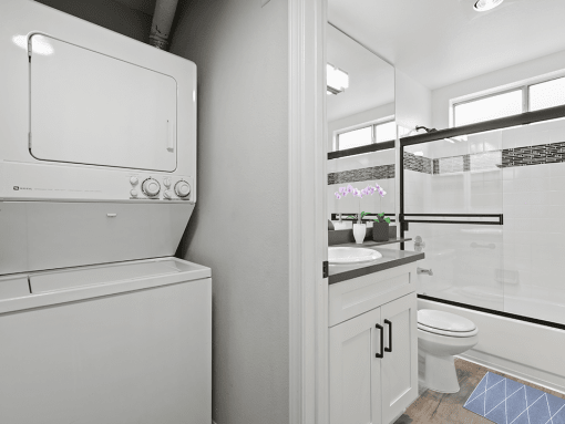 All units have in-unit washers and driers.