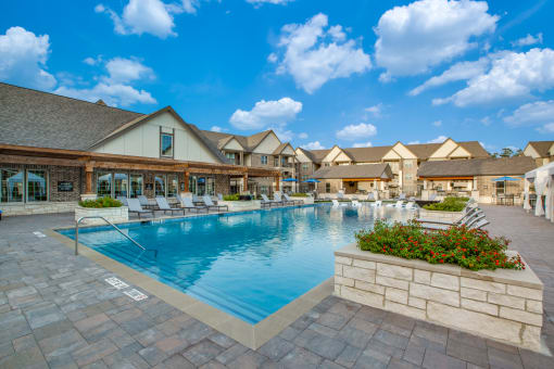 take a dip in our resort style swimming pool