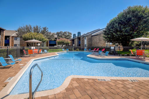 take a dip in our resort style pool