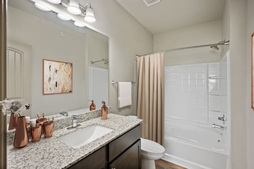 our apartments offer a bathroom with a shower