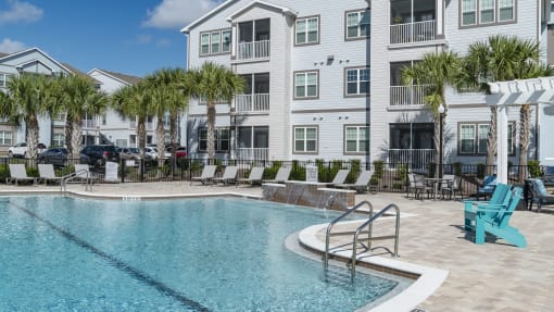 take a dip in our resort style pool