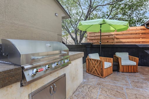 Cypress Edge Outdoor grilling area