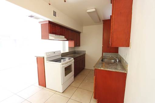 Contemporary Kitchen at Loma Linda Prospect Apartments, Loma Linda, CA, 92354