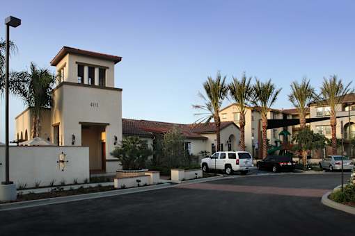 A white building with the number 401 on it.