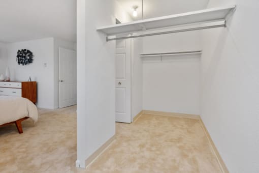 Closet Area at South Winds Apartments, Fall River