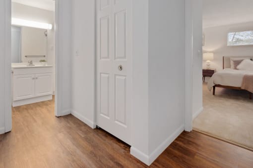Bedroom With Bathroom at South Winds Apartments, Fall River, 02720