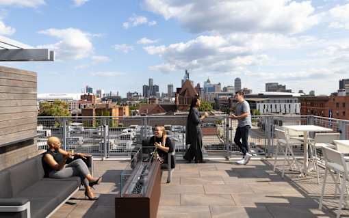 The Scott rooftop view
