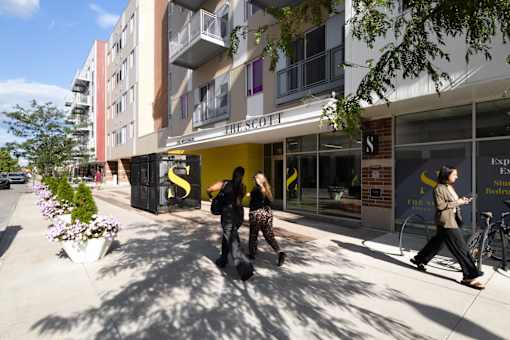 The Scott exterior street level