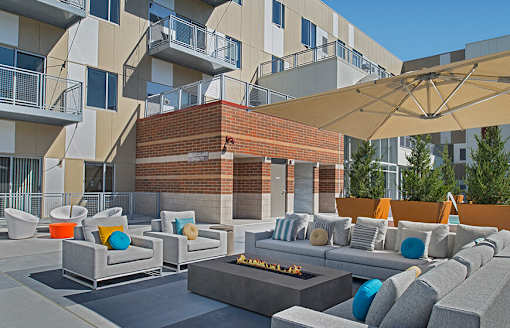 The Scott outdoor seating area