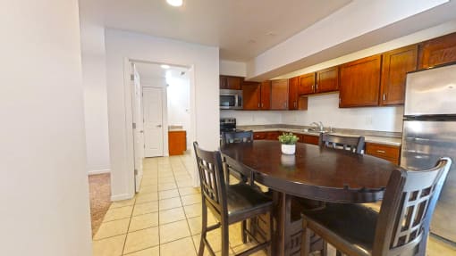 Apt. #M1 Kitchen/Dining Area