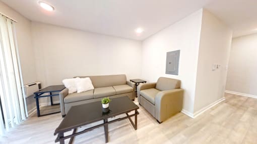 Apt #109 living room