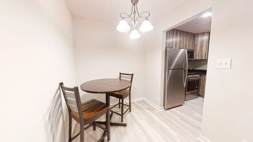 Apt #105 dining room