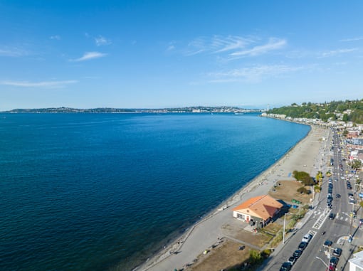 View from Marram Alki above
