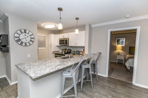 Model Breakfast Bar at 1401 West Paces, Atlanta, GA, 30327