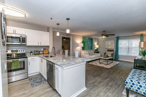 Fully Equipped Kitchen at 1401 West Paces, Atlanta, Georgia