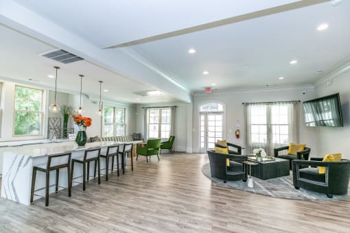 Lobby Reception at 1401 West Paces, Atlanta, 30327