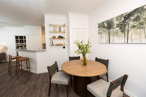 Dining Space at Lakeside Villas, Georgia