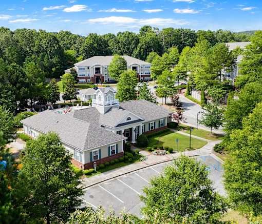 A large building with a parking lot in front of it. at The Dawson Cartersville in Cartersville, GA 30191