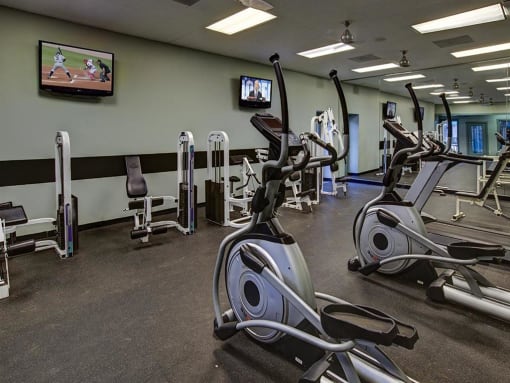 Fitness Center With Modern Equipment at Seven Pines, Alpharetta, GA