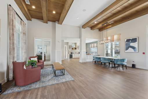 leasing office with lounge space