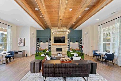 Clubroom with tv and entertaining