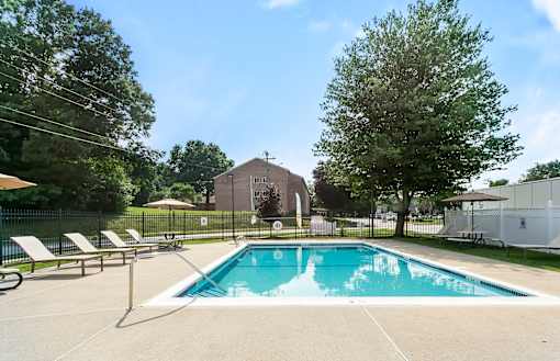 the swimming pool at Rose Hill Estates, Norwich, CT, 06360