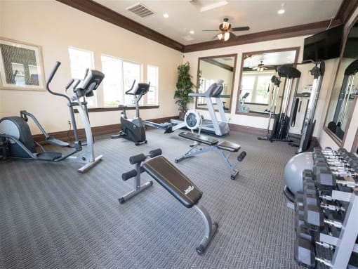 Fitness Center at Dominion Courtyard Villas, Fresno