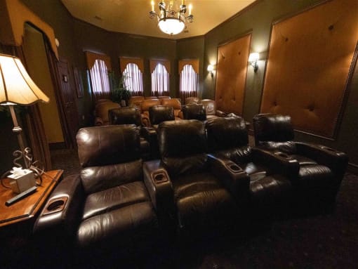 Movie Theater at Dominion Courtyard Villas, Fresno, CA, 93720