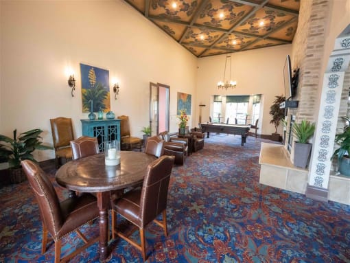 Event Hall With Dining  Area at Dominion Courtyard Villas, Fresno