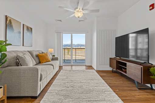 Apartment Living Room at Yellowstone Landing, Belgrade