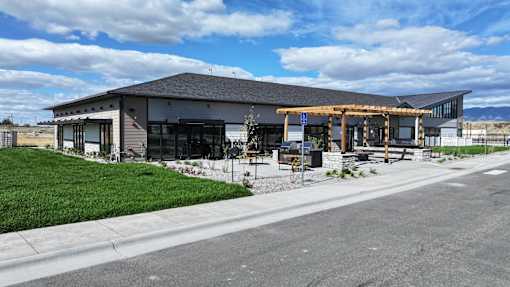 Community Clubhouse and Outdoor Grilling Area at Yellowstone Landing, Belgrade, Montana