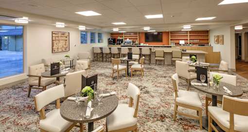 Community Lounge at Hearthstone Lodge Senior Residences, Auburn