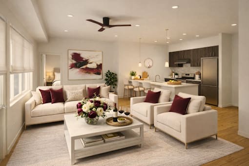 Main Living Room at Hearthstone Lodge Senior Residences, Auburn
