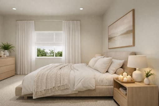 Well-lit Bedroom at Hearthstone Lodge Senior Residences, California, 95602