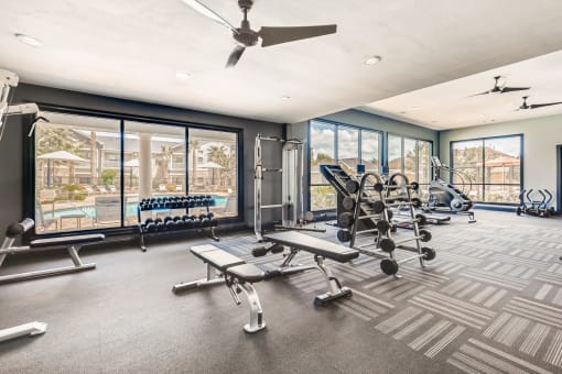 Fitness Center View at Avenues at Shadow Creek Ranch, Pearland, 77584