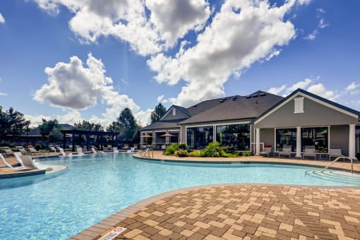 pool and clubhouse at Avenues at Shadow Creek Ranch, Pearland, TX