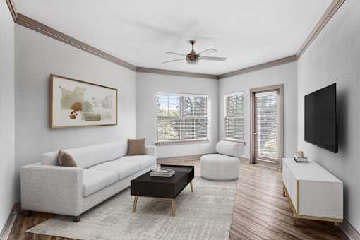 Soft and Refreshing Living Room at Adara Overland Park, Kansas, 66213