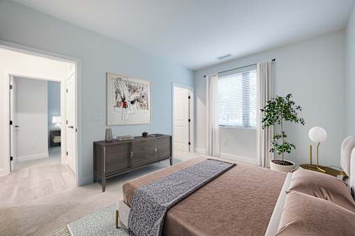 Spacious Bedroom at The MK, Indianapolis