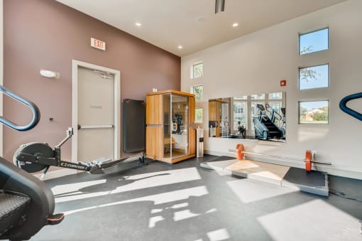 State-Of-The-Art Gym And Spin Studio at Discovery at Craig Ranch, McKinney, TX