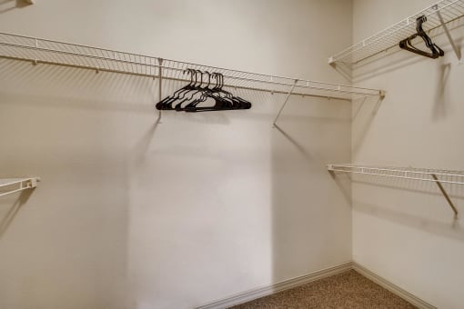 Large Walk-In Closets at Discovery at Craig Ranch, McKinney, Texas