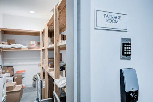Package Room at 747 Apartments, Indiana