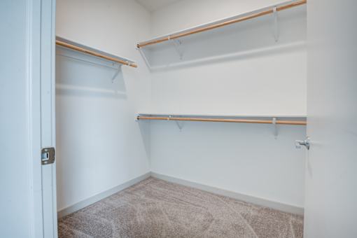 Large Closet at 747 Apartments, Indianapolis, Indiana