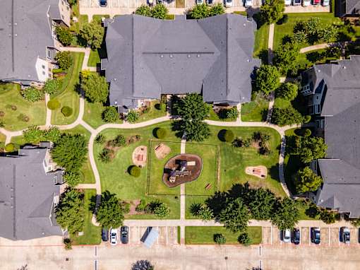 Bird's eye view at Avenues at Shadow Creek Ranch Apartments, Pearland, TX, 77584