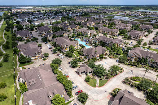 Aerial View of Property at Avenues at Tuscan Lakes, League City