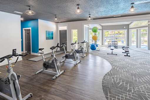 On-Site Fitness Center at Butternut Ridge Apartments, North Olmsted, OH