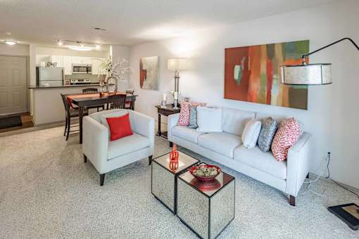 Spacious Living Room at Butternut Ridge Apartments, North Olmsted, OH, 44070