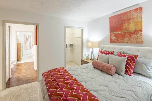 Private Master Bedroom at Butternut Ridge Apartments, North Olmsted, OH, 44070