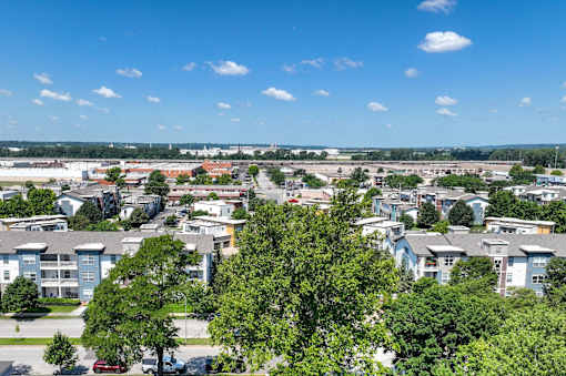 Aerial View at CityView, North Kansas City, 64116