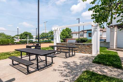 Picnic Table And BBQ at CityView, North Kansas City, 64116